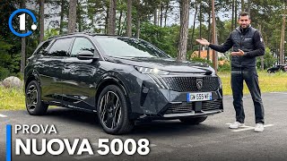 Peugeot 5008 2024 🇫🇷 La PROVA del SUV a 7 posti [upl. by Anayad]