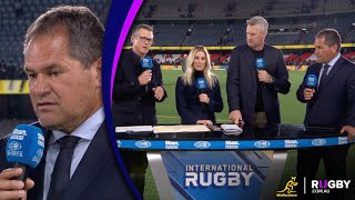 quotWe deserved betterquot Dave Rennies FULL postmatch interview after controversial Bledisloe One [upl. by Jonna]