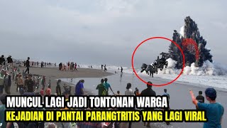 muncul lagi jadi tontonan warga‼️detik² kejadian di pantai parangtritis yogyakarta yang lagi viral [upl. by Callas]