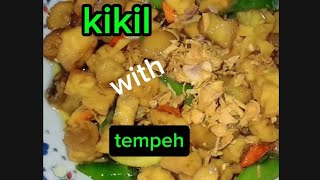 cooking kikil mixed with tempeh [upl. by Umberto615]