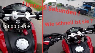 Ducati Hypermotard 821 0100 Test  48 PS A2 [upl. by Ezar]