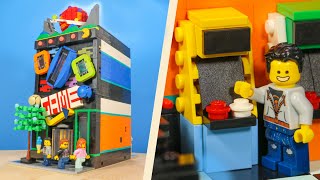 LEGO Old School ARCADE MOC Modular [upl. by Onia740]