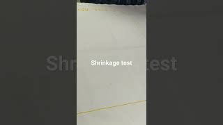 How to shrinkage test textile [upl. by Ebneter168]