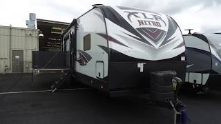 2019 Forest River XLR Nitro 29KW Toy Hauler Travel Trailer Walk Through Video [upl. by Htebzil]