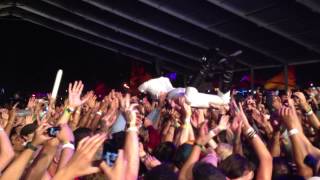 Janelle Monae  Crowd Surfing at Coachella 2013 [upl. by Paula530]