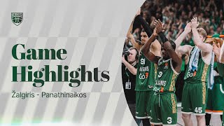 Žalgiris  Panathinaikos  Game Highlights  20241122 [upl. by Iosep]