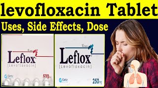 Levofloxacin tablets 500 mg Urdu  Hindi  leflox tablet 250 mg 500 mg  Leflox 500 mg uses Dose [upl. by Atsylac67]