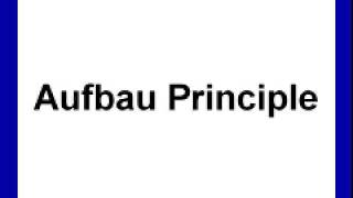 aufbau principle [upl. by Jasmina399]