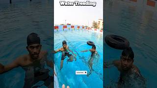 How to Stand in Deep Water  Water Treading Practice swimming swimmingtips learnswimming [upl. by Ultima]