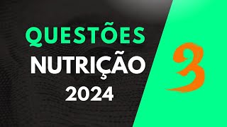 Questões de Nutrição  03 [upl. by Damali]