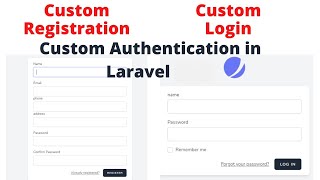 Make Custom Login And Registration In Laravel Step by Step  Laravel Custom Authentication [upl. by Aerda]