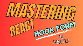 React hook form  Setting up  Part1  Complete Series [upl. by Odnomar371]