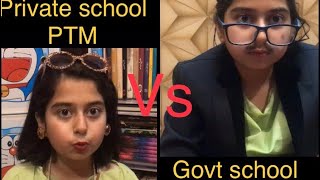 Private school VS Govt schools PTM [upl. by Bornstein]