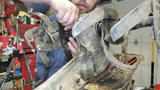 Honda Rototiller Transmission Leak Repair [upl. by Norrek]