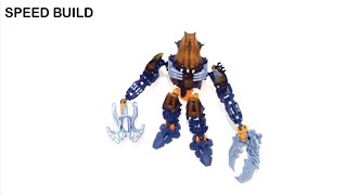 LEGO Bionicle Barraki Carapar Set 8918 Speed Build [upl. by Tsenre]