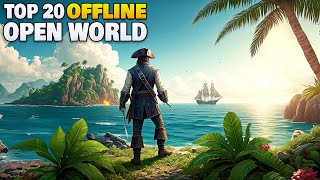 Top 20 Offline Open World Games for AndroidiOS in 2024 [upl. by Auhel]