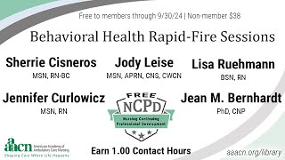 Behavioral Health RapidFire Sessions Preview [upl. by Ahcorb337]