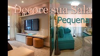 Como Decorar Sala Pequena  Por Maryane Nunes [upl. by Formica]