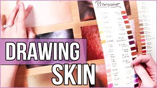 How to Draw Skin Picking the PERFECT Colours for Realistic Skintones [upl. by Nmutua]