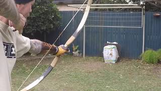 Backyard Archery 2020 Slow Motion Arrow Flight Archers Paradox [upl. by Selegna671]