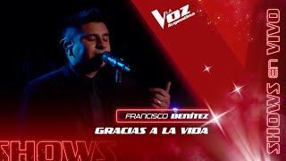 Francisco Benítez  “Gracias a la vida”  La gran final – La Voz Argentina 2021 [upl. by Neffets537]