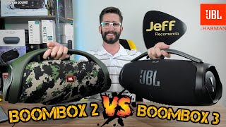 JBL BOOMBOX 3 Vs BOOMBOX 2 O que mudou Qual é a melhorVale a Pena fazer o Upgrade Comparativo [upl. by Erodroeht]