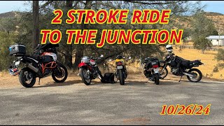 2 STROKE RIDE TO THE JUNCTION 2024 [upl. by Nivlen]