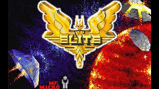 Elite  Intro Music  Gameplay Atari ST [upl. by Zoha157]