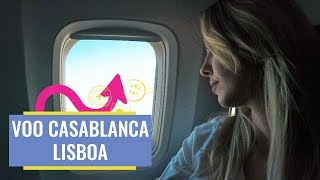 Voamos de Casablanca para Lisboa com a Royal Air Maroc [upl. by Osnofedli]