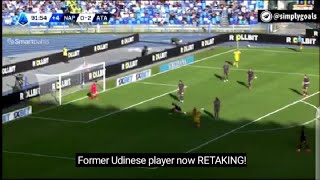 Mateo Retegui GoalNapoli Vs Atalanta 03 All goals Results amp Extended Highlights [upl. by Katey171]