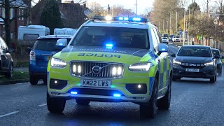 AWESOME VOLVO XC90 INTERCEPTOR Roads Crime Car Responding Quick  Blacon Police Station [upl. by Jacynth163]