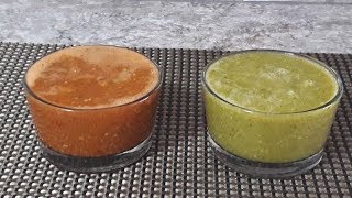 salsas verde y roja para los tacos de lengua [upl. by Nodla]