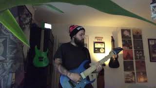 Whitechapel  when a demon defiles a witch guitar cover oneminutecover [upl. by Joana]