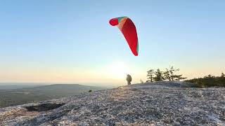 Paragliding Streaked Mountain Maine [upl. by Abby]