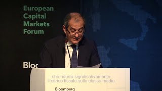 Manovra Tria quotRidurre il carico fiscale sulla classe media oltre la flat taxquot [upl. by Eilarol]