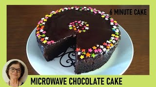 Microwave Chocolate Cake in 6 Minutes  Quick 6 Minute Chocolate Cake in microwave [upl. by Savitt]