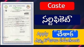 How many days to take To get Caste Certificate  Integrated certificate Application Service time [upl. by Hola]