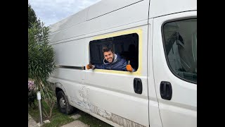 Gata GEAMURILE la duba  Conversie Vlog 3  campervan [upl. by Safoelc249]