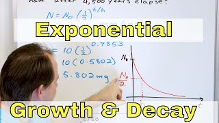 12  What is Exponential Growth amp Decay Half Life amp Doubling Time  Part 1 [upl. by Karlotta]