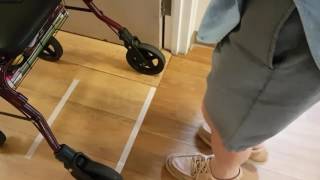 Parkinsons Disease Cueing ambulation improved walking [upl. by Jeminah]