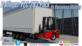 FS22 🚜 Palfinger FLC253 Pack by Blacksheep Modding AnteprimaPreview PCCONSOLE [upl. by Lyudmila914]