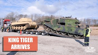 King Tiger Arrives  Arsenalen Swedish Tankmuseum [upl. by Walls]