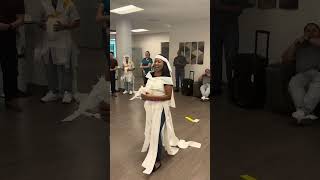 BTS Toilet paper wedding dress contest bts officelife passiveincome [upl. by Hanafee]