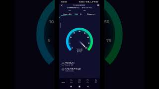 worldlink WiFi speed test of 150Mbps viral shortvideo nepal [upl. by Trilly680]