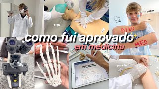 como fui aprovado em medicina  preparação enem fies  notas ✨🩺 [upl. by Mihalco]