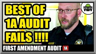 BEST FIRST AMENDMENT AUDIT FAILS COMPILATION  10000 SUBSCRIBERS  WATCHING THE WATCHMEN [upl. by Cynthy]