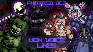 Dc2FNaF UCN Voice Lines Animated Dc2 Legendado [upl. by Atinele]