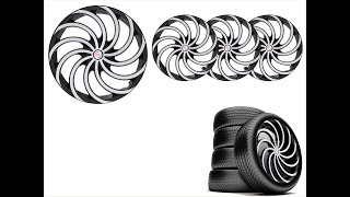 Wheel Cover Snake Design  R12  R13  R14  R15  R16  R17 [upl. by Akinas]