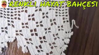 Dantel Havlu Kenarı Uç Örnekleri  2  Örgü Dantel Oya El işi [upl. by Oettam]