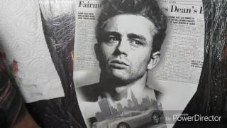 TATTOO TIMELAPSE  James Dean Realistic Tattoo  Angelina Mengel [upl. by Anahsirk]